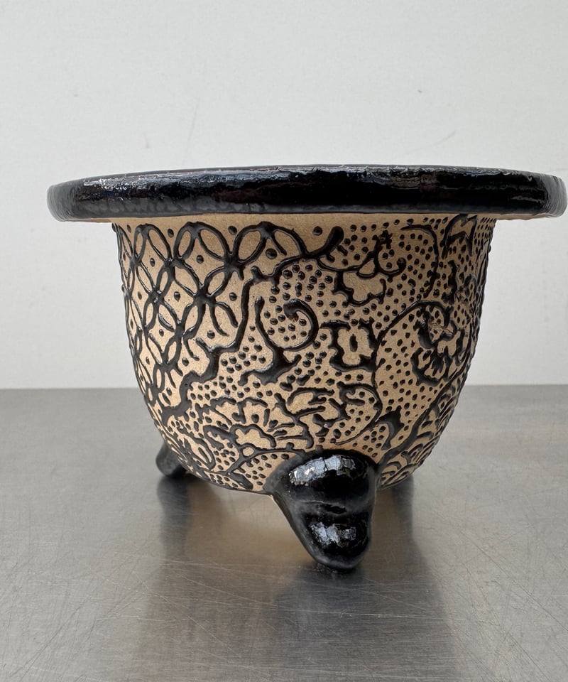 風蘭鉢　富貴蘭　九谷焼 風蘭鉢 富貴蘭 九谷焼 富貴蘭の鉢