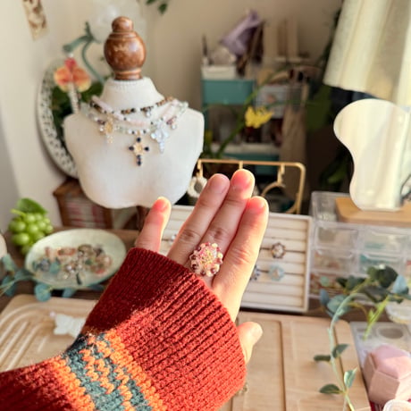Power stone ring 【Mother of Perl】
