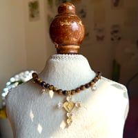 Power stone necklace【Tiger eye】