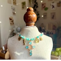 Power stone necklace 【amazonite】