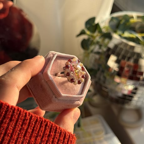 Power stone ring 【Mother of Perl】