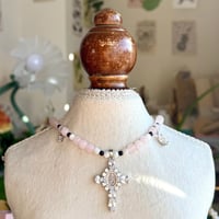 Power stone necklace【 Rose Quartz】