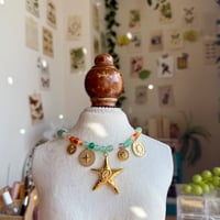 Power stone necklace 【Fluorite】