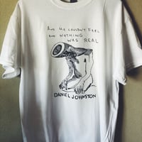 ダニエル・ジョンストン And He Couldn't Feel Tシャツ ホワイト/L |