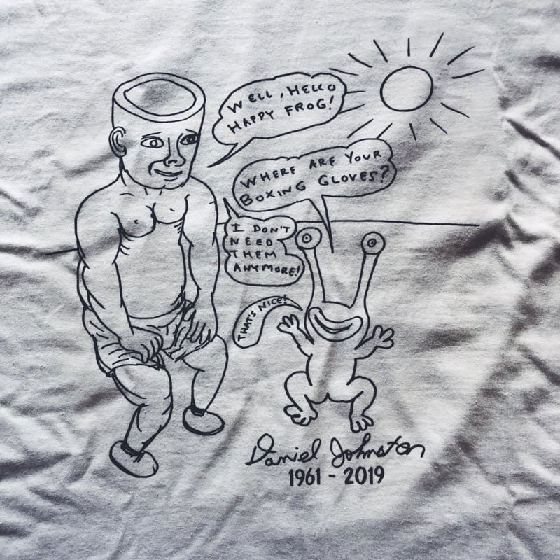 ダニエル・ジョンストン サイン入りアート ダニエル・ジョンストン