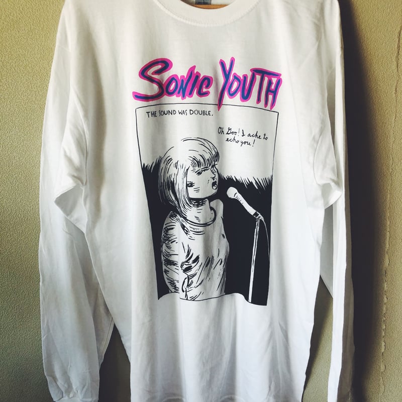 Sonic Youth Tシャツ ホワイト Amazon.com: Sonic Youth White Goo T-shirt Small : Clothing