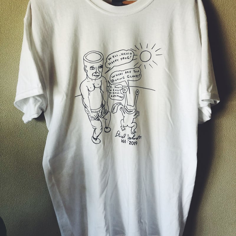 ダニエル・ジョンストン Happy Flog 2019COMMEMORATIVE Tシャツ ホ