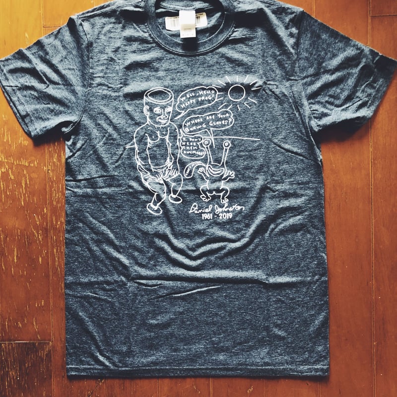 ダニエルジョンストン Happy Frog 2019 COMMEMORATIVE Tシャツ-ヘ