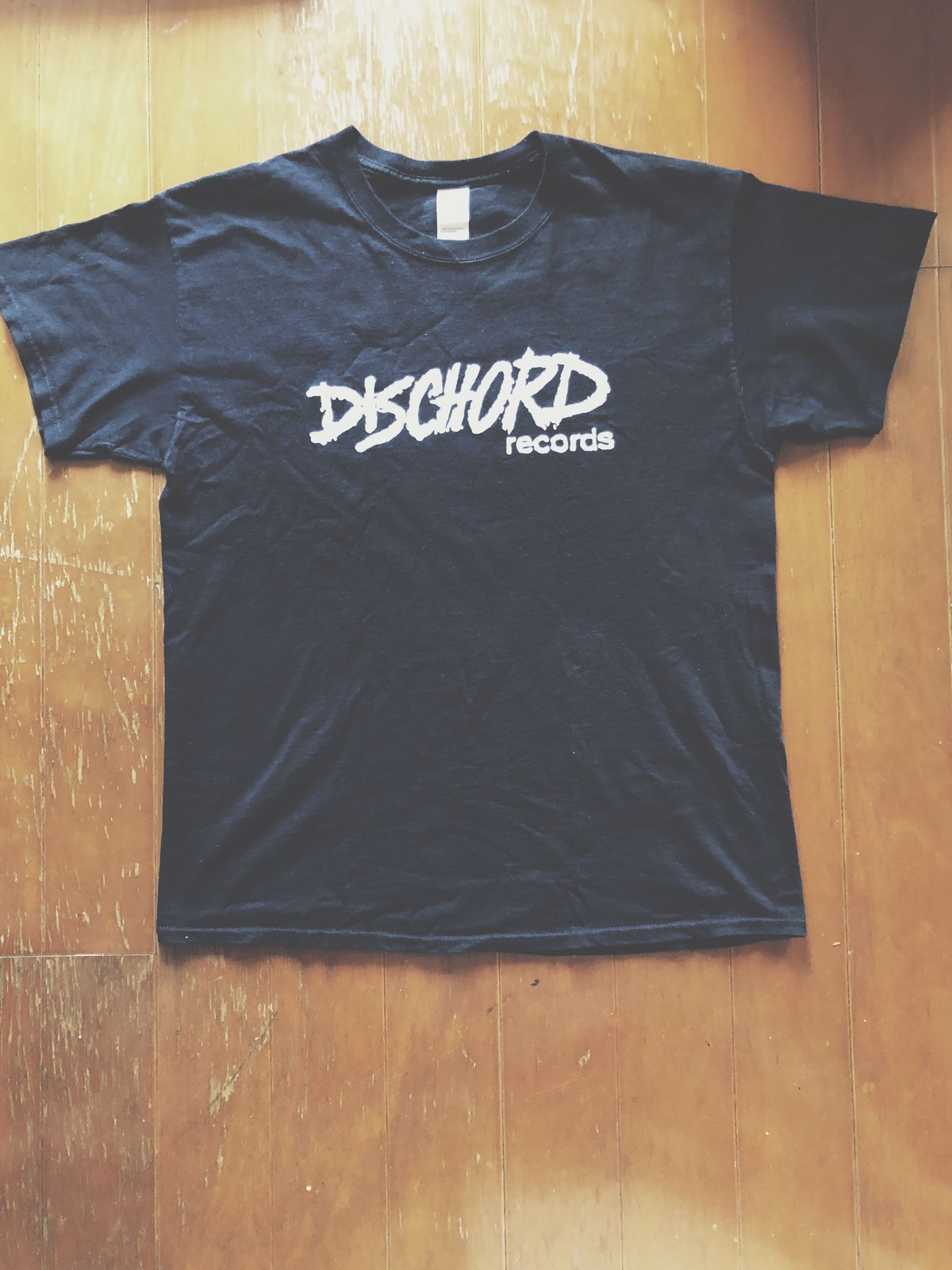 ディスコード・レコード Old Dischord Records Tシャツ ブラック/L