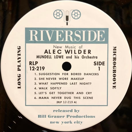 Mundell Lowe And His Orchestra / NEW MUSIC OF ALEC WILDER