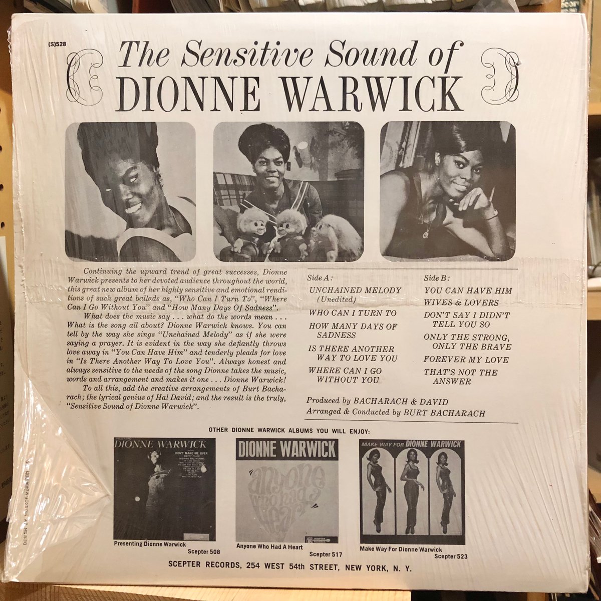 ザ・センシティヴ・サウンド・オブ・ディオンヌ・ワーウィック Dionne Warwick – The Sensitive Sound Of Dionne Warwick