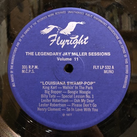 THE LEGENDARY JAY MILLER SESSIONS VOLUME 11 LOUISIANA SWAMP POP
