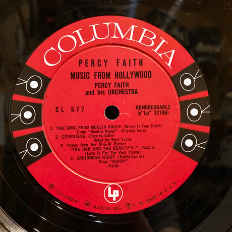 Percy Faith And His Orchestra / MUSIC FROM HOLLYWOOD