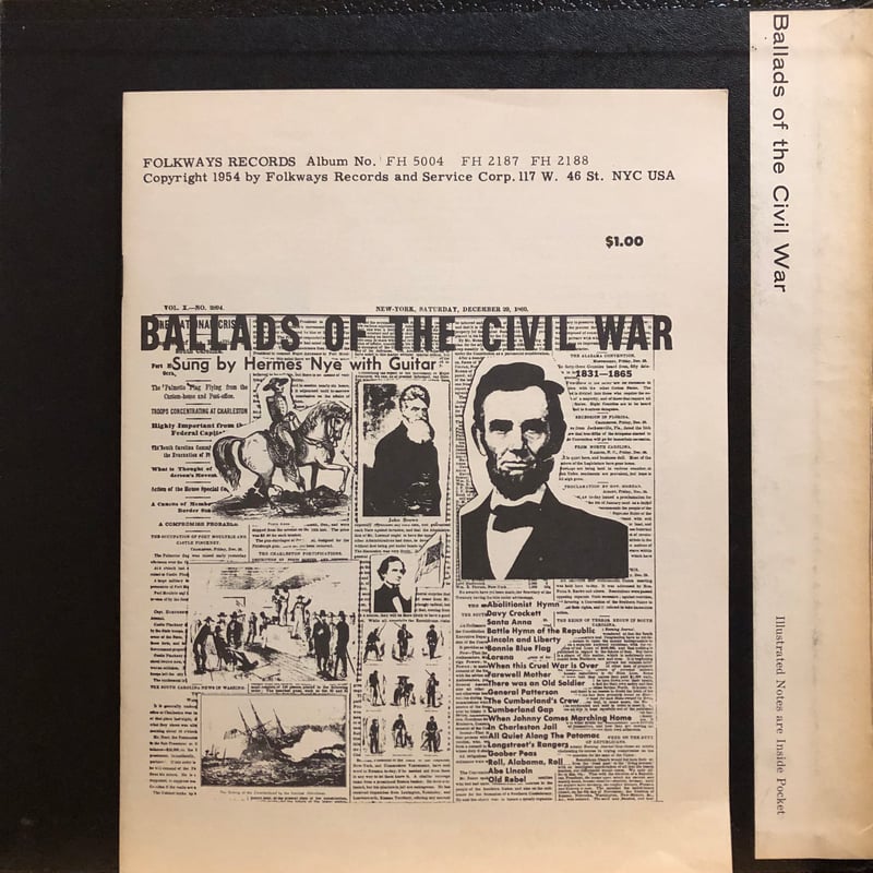 Hermes Nye / BALLADS OF THE CIVIL WAR (10inch L