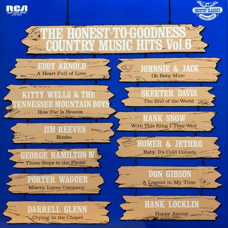 カントリー・クラシックス・リジェンダリー・シリーズ Vol.1-10 (10LP Set)
