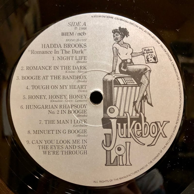 Hadda Brooks / ROMANCE IN THE DARK | FUN FUN FU