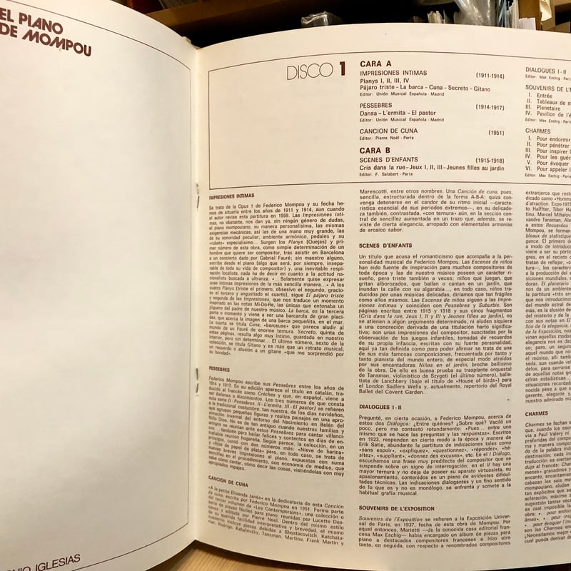 廃盤CD5枚組モンポウ・プレイズ・モンポウMompou Plays Mompou 廃盤CD5枚組モンポウ・プレイズ・モンポウMompou Plays Mompou