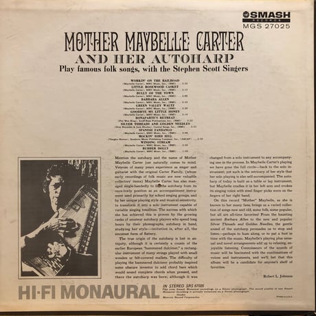 Mother Maybelle Carter And Her Autoharp