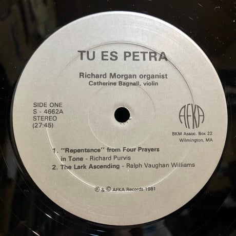 Richard Morgan, Catherine Bagnall / TU ES PETRA