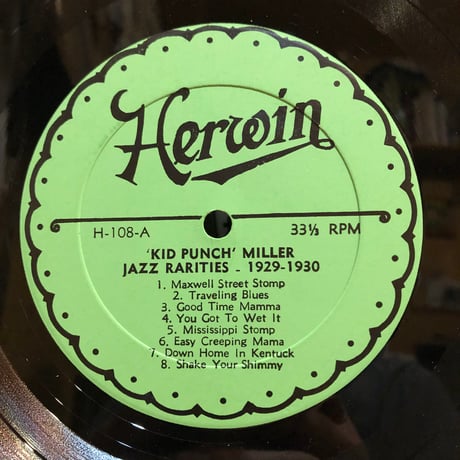 “Kid Punch” Miller / JAZZ RARITIES 1929-1930