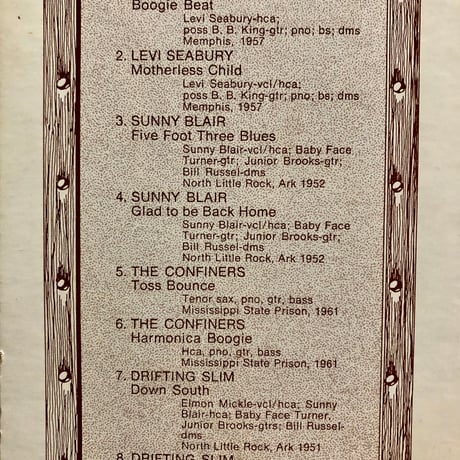 PACKIN’ UP MY BLUES - BLUES OF THE DEEP SOUTH 1950~1961