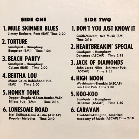 Fendermen / MULE SKINNER BLUES