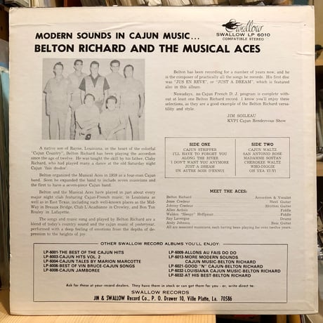 Belton Richard And The Musical Aces / MODERN SOUND IN CAJUN MUSIC