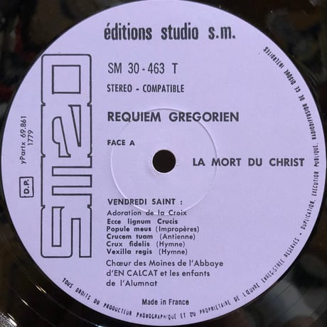 Choeurs Des Moines De L'Abbaye Benedictine D'En Calcat Et Les Enfants De L'Alumnat / REQUIEM (2LP)