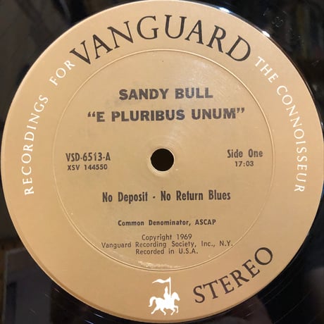 Sandy Bull / E PLURIBUS UNUM