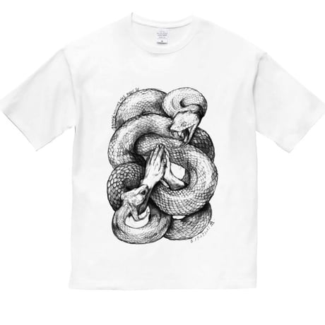 佐野藍個展限定Tシャツ「RANGE」White-B