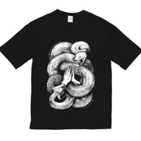 佐野藍個展限定Tシャツ「RANGE」Black-B