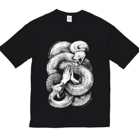 佐野藍個展限定Tシャツ「RANGE」Black-B