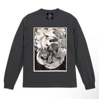 佐野藍個展限定Tシャツ「CAT LINKS」炭のクロ