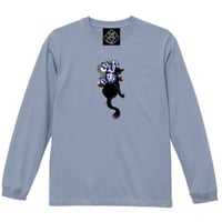 「ボクのタカラモノ」Tシャツ-黒猫-  ブルー