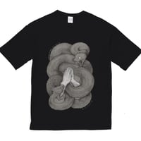 佐野藍個展限定Tシャツ「RANGE」Black-A