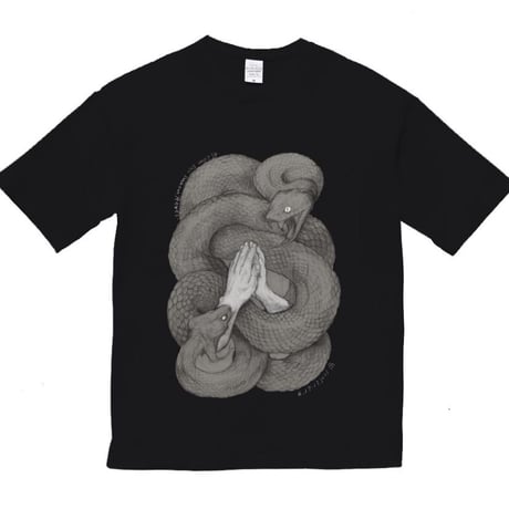 佐野藍個展限定Tシャツ「RANGE」Black-A