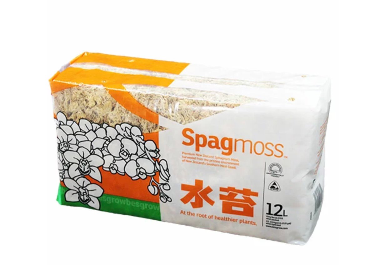 Spagmoss（スパグモス）ニュージーランド産 圧縮水苔 12L（約150g