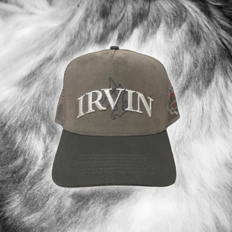 “IRVIN” IV4 Trucker Hat/Blue Tabby