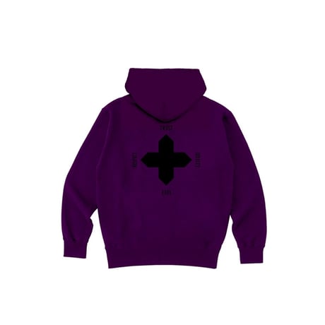 “IRVIN” Timbs Cross Fullzip Hoodie / Purple