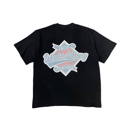 “IRVIN” World Is Wrong S/S Tee / Black
