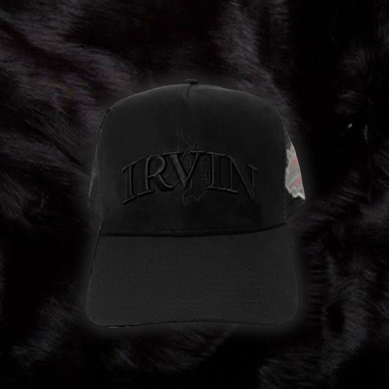 IRVIN” IV4 Trucker Hat/Black Solid | IRVIN STORE
