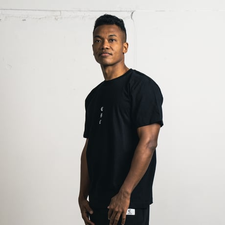 応援コットンTシャツ　Black