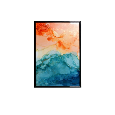 「aladdin's lamp01／アラジンランプ01」 alcohol ink art interior poster／アルコールインクアート インテリアポスター