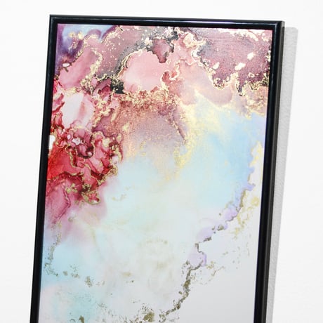 「alexandrite01／アレキサンドライト01」 alcohol ink art interior poster／アルコールインクアート インテリアポスター
