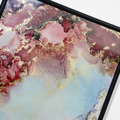 「alexandrite01／アレキサンドライト01」 alcohol ink art interior poster／アルコールインクアート インテリアポスター