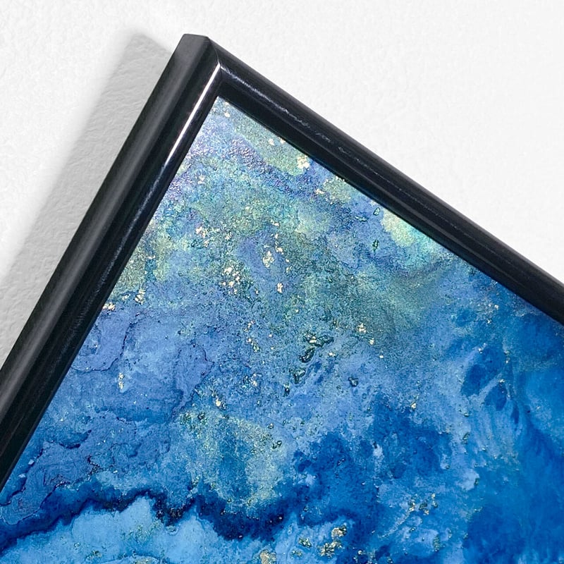 lapis lazuli01／ラピスラズリ01」 alcohol ink art inter