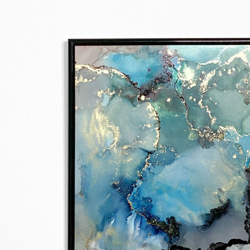 Twilight sky01／トワイライトスカイ01」 alcohol ink art in