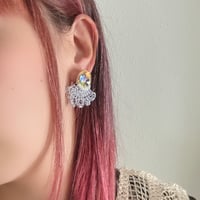 atempo　フリルピアス　シルバー