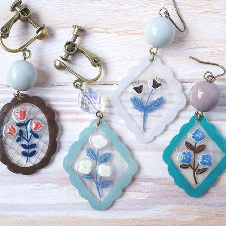 donguri to ie(ドングリトイエ)/ キセツノカケラ ピアス/イヤリング