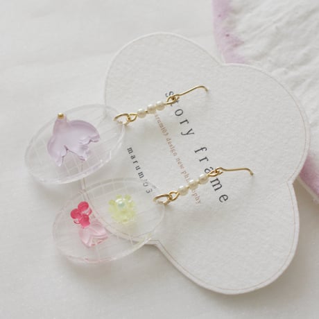 marumi03  story frame・ピアス a/b/c/d/e